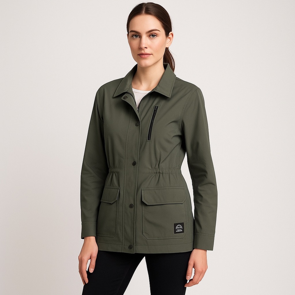 NWT Sam Edelman Edy Grey Water-Repellent Utility Jacket – Women’s M - $150 List🎁